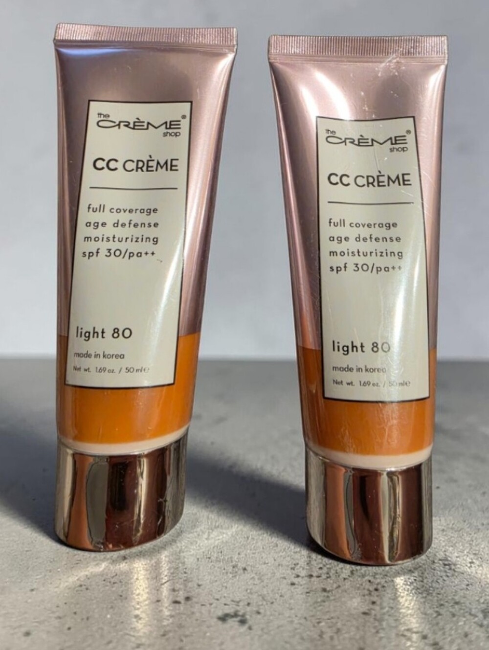 The Creme Shop CC Crème Light 80 -(set Of 2)